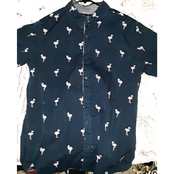 Flamingo button up bundle - Picture 5 of 8